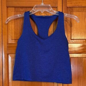 Vuori halo performance crop 2.0 in Copenhagen heather